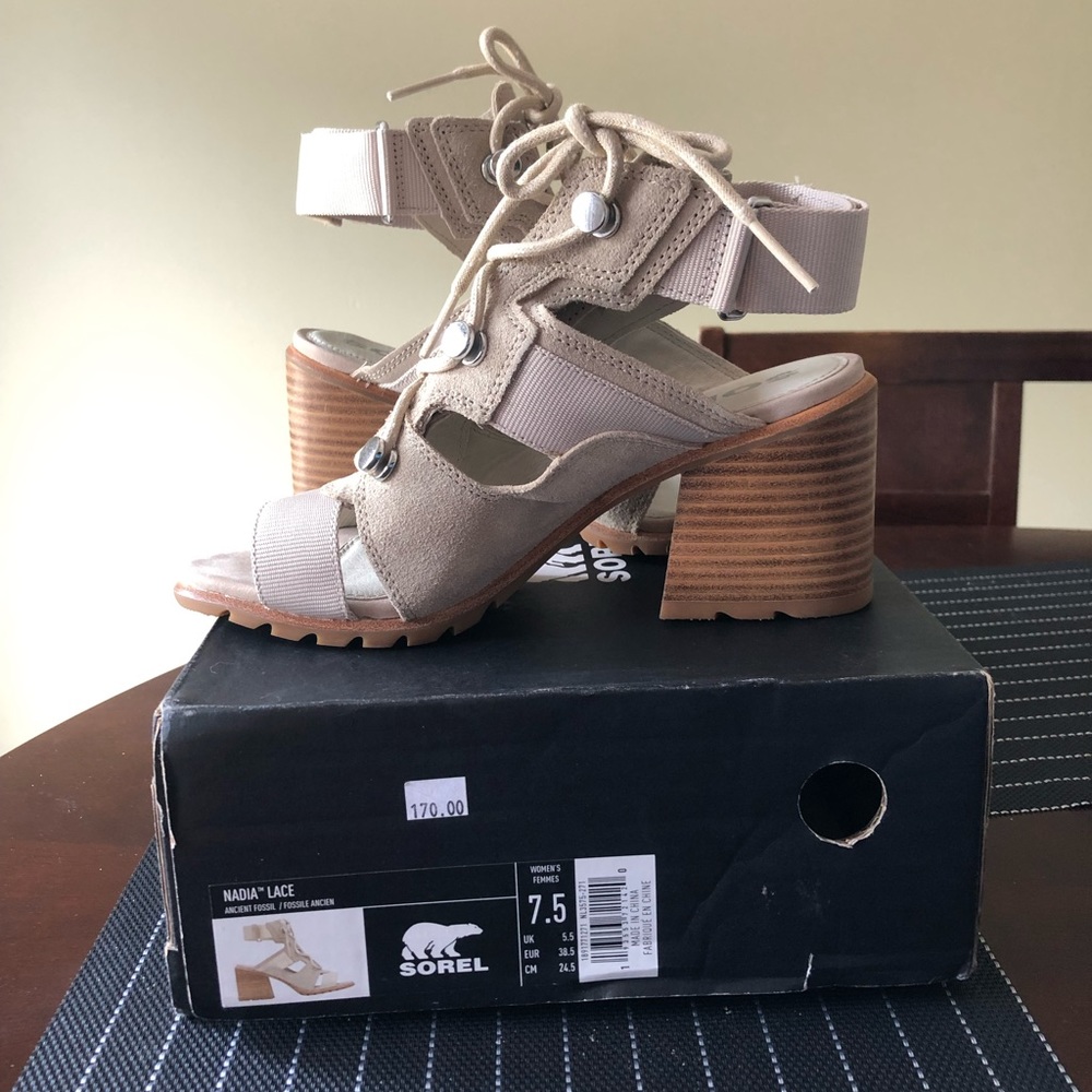 Brand New Sorel Nadia Lace Sandal - Size 7.5